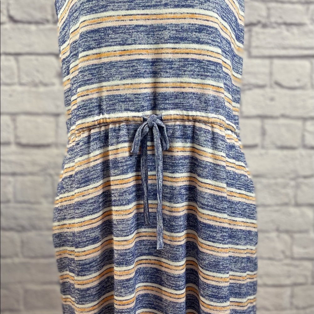 MARKET AND SPRUCE JANESSA DRAWSTRING KNIT DRESS WITH POCKETS
